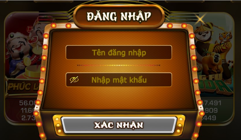 form đăng nhập iwin