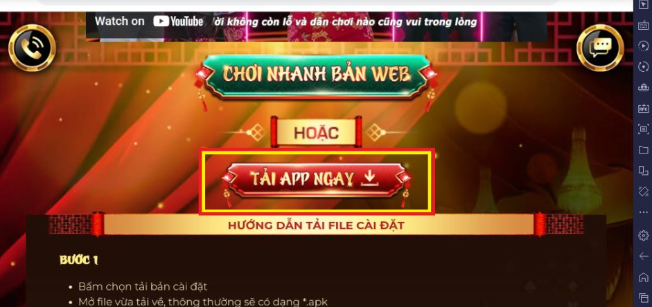 tải app iwin sử dụng trình giả lập bluestacks